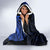 Northern Mariana Islands Ylang-ylang Mwarmwar Hooded Blanket Polynesian Blue Style