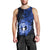 Northern Mariana Islands Ylang-ylang Mwarmwar Men Tank Top Polynesian Blue Style LT9 - Polynesian Pride