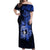 Northern Mariana Islands Ylang-ylang Mwarmwar Off Shoulder Maxi Dress Polynesian Blue Style LT9 Women Blue - Polynesian Pride