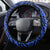 Northern Mariana Islands Ylang-ylang Mwarmwar Steering Wheel Cover Polynesian Blue Style