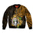 Northern Mariana Islands Ylang-ylang Mwarmwar Bomber Jacket Polynesian Gold Style LT9 Unisex Gold - Polynesian Pride