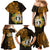 Northern Mariana Islands Ylang-ylang Mwarmwar Family Matching Mermaid Dress and Hawaiian Shirt Polynesian Gold Style LT9 - Polynesian Pride