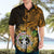 Northern Mariana Islands Ylang-ylang Mwarmwar Hawaiian Shirt Polynesian Gold Style LT9 - Polynesian Pride