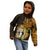 Northern Mariana Islands Ylang-ylang Mwarmwar Kid Hoodie Polynesian Gold Style LT9 - Polynesian Pride