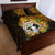 Northern Mariana Islands Ylang-ylang Mwarmwar Quilt Bed Set Polynesian Gold Style