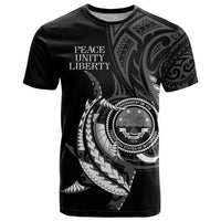Personalised FSM Culture Day T Shirt Hammerhead Shark Tribal 2024 LT9 Black - Polynesian Pride