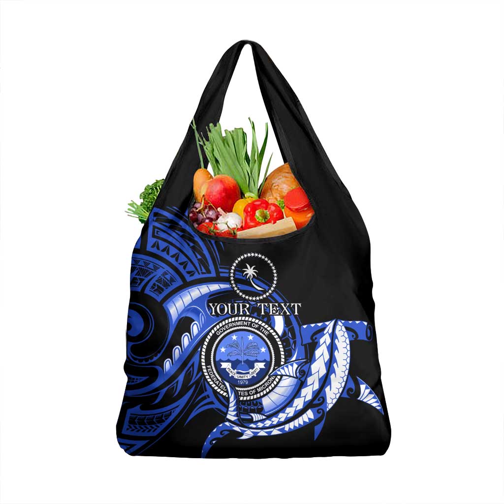 Personalised Chuuk FSM Culture Day Grocery Bag Hammerhead Shark Tattoo 2024