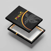 Papua New Guinea 50th Independence Day Canvas Wall Art Simple Oro Tapa Pattern LT9 - Polynesian Pride