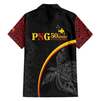 Papua New Guinea 50th Independence Day Hawaiian Shirt Simple Oro Tapa Pattern LT9 - Polynesian Pride