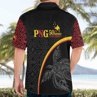 Papua New Guinea 50th Independence Day Hawaiian Shirt Simple Oro Tapa Pattern LT9 - Polynesian Pride