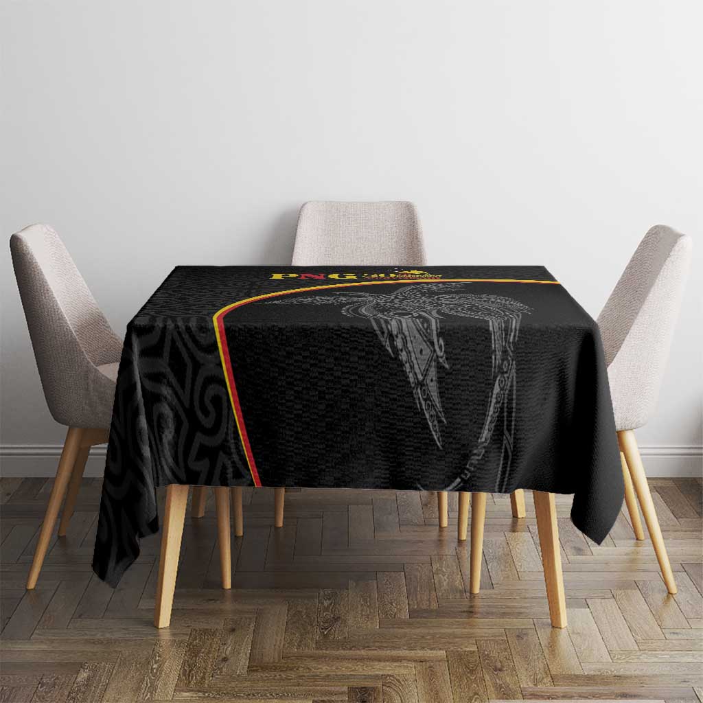 Papua New Guinea 50th Independence Day Tablecloth Simple Oro Tapa Pattern LT9 - Polynesian Pride