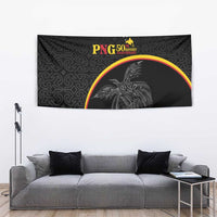 Papua New Guinea 50th Independence Day Tapestry Simple Oro Tapa Pattern - Polynesian Pride