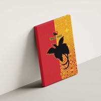 Papua New Guinea Oro Tapa Personalised Canvas Wall Art Simple Bird of Paradise Style LT9 - Polynesian Pride