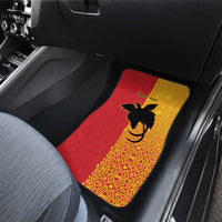 Papua New Guinea Oro Tapa Personalised Car Mats Simple Bird of Paradise Style LT9 - Polynesian Pride