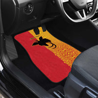 Papua New Guinea Oro Tapa Personalised Car Mats Simple Bird of Paradise Style LT9 - Polynesian Pride