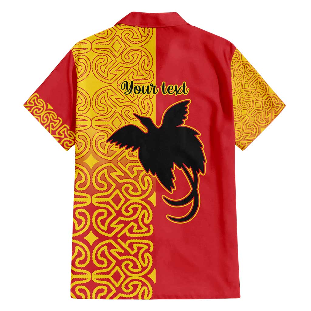 Papua New Guinea Oro Tapa Personalised Family Matching Puletasi and Hawaiian Shirt Simple Bird of Paradise Style - Polynesian Pride