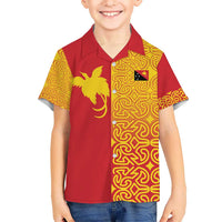Papua New Guinea Oro Tapa Personalised Hawaiian Shirt Simple Bird of Paradise Style - Polynesian Pride