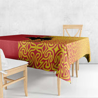 Papua New Guinea Oro Tapa Personalised Tablecloth Simple Bird of Paradise Style LT9 - Polynesian Pride