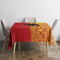 Papua New Guinea Oro Tapa Personalised Tablecloth Simple Bird of Paradise Style LT9 - Polynesian Pride