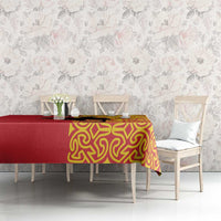 Papua New Guinea Oro Tapa Personalised Tablecloth Simple Bird of Paradise Style LT9 - Polynesian Pride