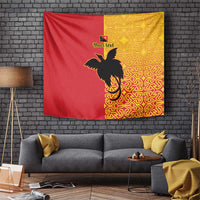 Papua New Guinea Oro Tapa Personalised Tapestry Simple Bird of Paradise Style - Polynesian Pride