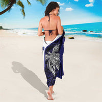 Personalised PNG Bougainville Sarong Bird of Paradise Tattoo Flag Motif - Polynesian Pride