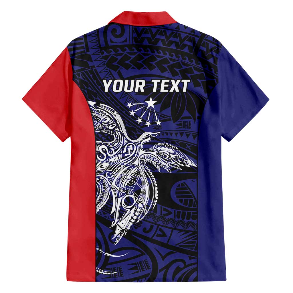 Personalised PNG Central Province Family Matching Tank Maxi Dress and Hawaiian Shirt Bird of Paradise Tattoo Flag Motif - Polynesian Pride