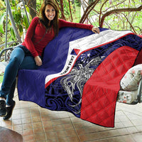 Personalised PNG Central Province Quilt Bird of Paradise Tattoo Flag Motif - Polynesian Pride