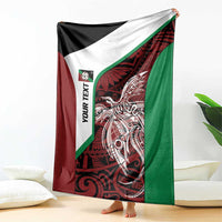 Personalised PNG East New Britain Province Blanket Bird of Paradise Tattoo Flag Motif - Polynesian Pride