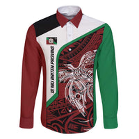 Personalised PNG East New Britain Province Family Matching Tank Maxi Dress and Hawaiian Shirt Bird of Paradise Tattoo Flag Motif - Polynesian Pride