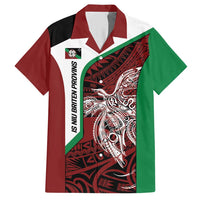 Personalised PNG East New Britain Province Hawaiian Shirt Bird of Paradise Tattoo Flag Motif LT9 Green - Polynesian Pride