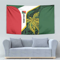 Personalised PNG East Sepik Province Tapestry Bird of Paradise Tattoo Flag Motif - Polynesian Pride