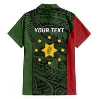 Personalised PNG Eastern Highlands Family Matching Long Sleeve Bodycon Dress and Hawaiian Shirt Bird of Paradise Tattoo Flag Motif - Polynesian Pride