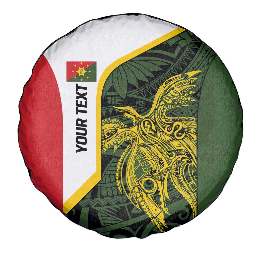 Personalised PNG Eastern Highlands Spare Tire Cover Bird of Paradise Tattoo Flag Motif - Polynesian Pride