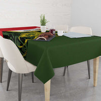 Personalised PNG Eastern Highlands Tablecloth Bird of Paradise Tattoo Flag Motif LT9 - Polynesian Pride