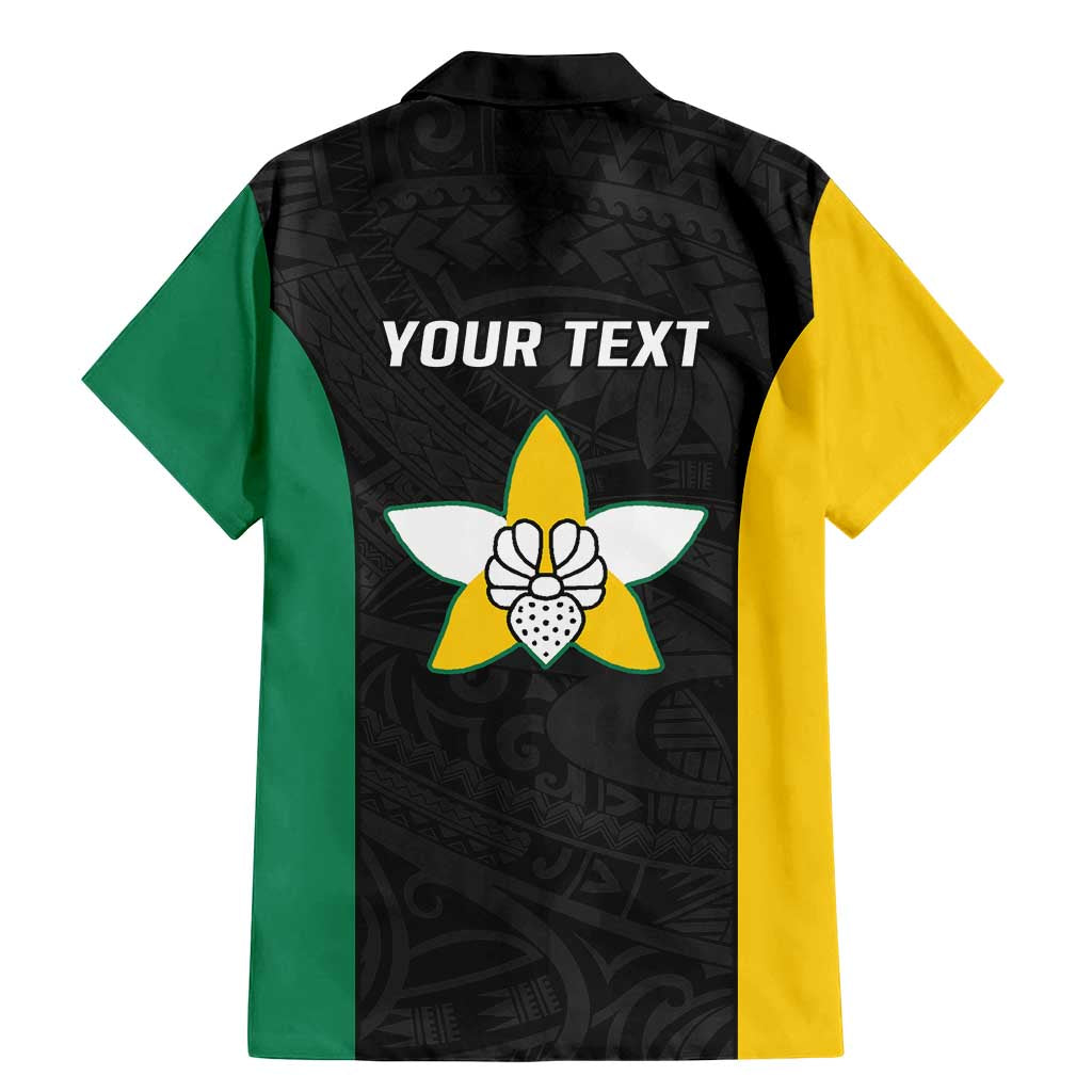 Personalised PNG Enga Province Family Matching Mermaid Dress and Hawaiian Shirt Bird of Paradise Tattoo Flag Motif - Polynesian Pride