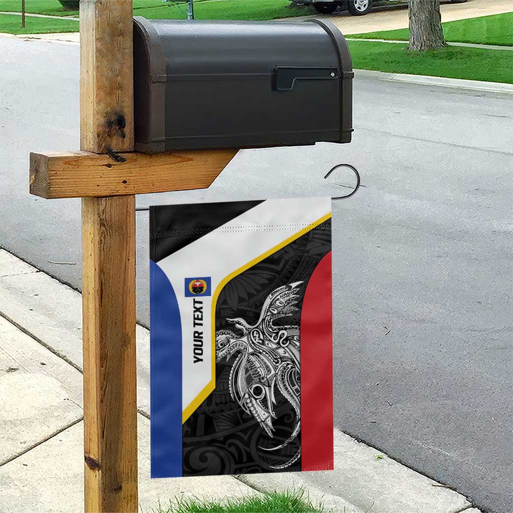 Personalised PNG Gulf Province Garden Flag Bird of Paradise Tattoo Flag Motif - Polynesian Pride