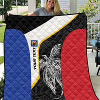 Personalised PNG Gulf Province Quilt Bird of Paradise Tattoo Flag Motif - Polynesian Pride