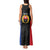 Personalised PNG Gulf Province Tank Maxi Dress Bird of Paradise Tattoo Flag Motif - Polynesian Pride