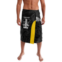 Personalised PNG Madang Province Lavalava Bird of Paradise Tattoo Flag Motif - Polynesian Pride