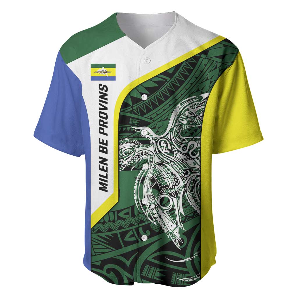 Personalised PNG Morobe Province Baseball Jersey Bird of Paradise Tattoo Flag Motif - Polynesian Pride