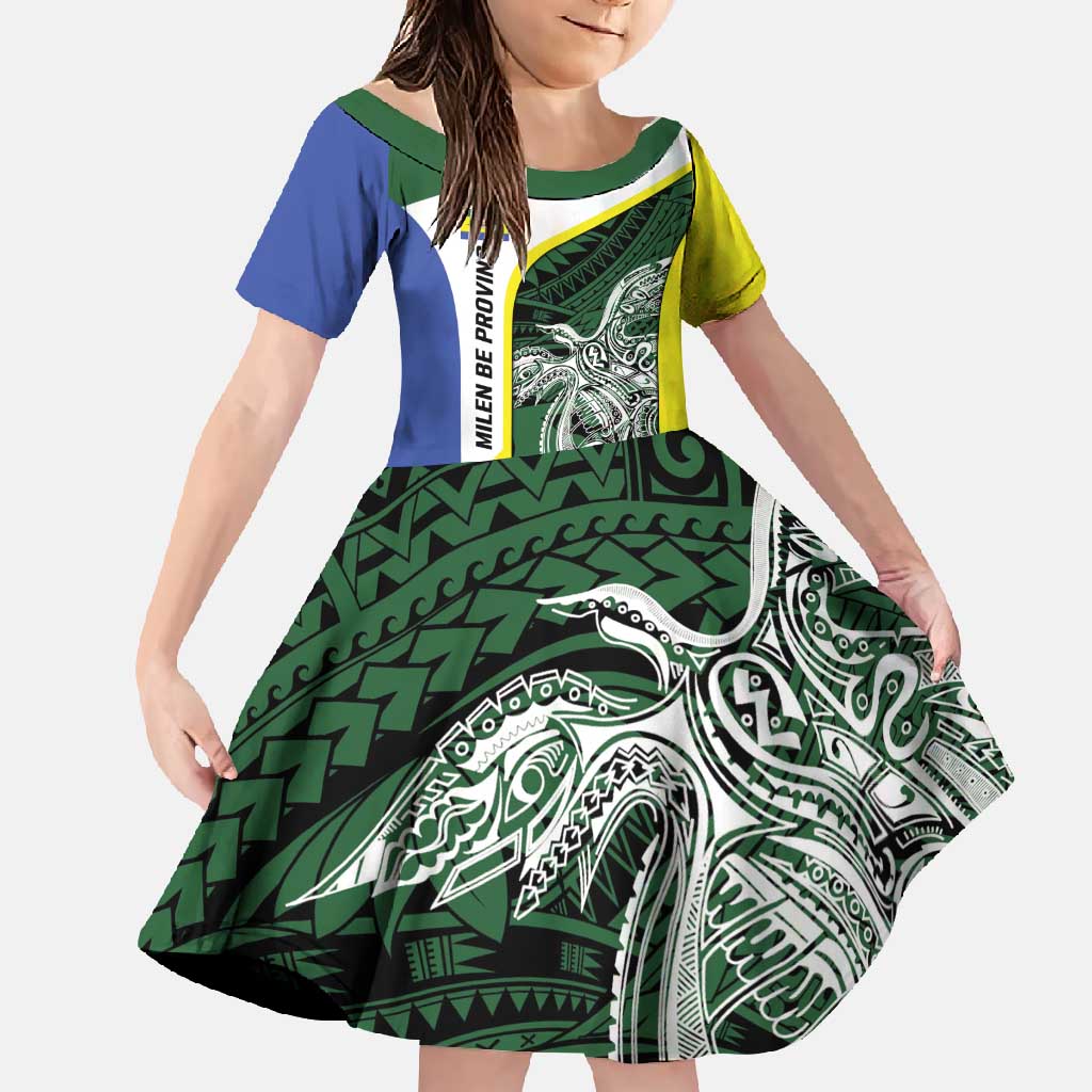 Personalised PNG Morobe Province Family Matching Tank Maxi Dress and Hawaiian Shirt Bird of Paradise Tattoo Flag Motif - Polynesian Pride