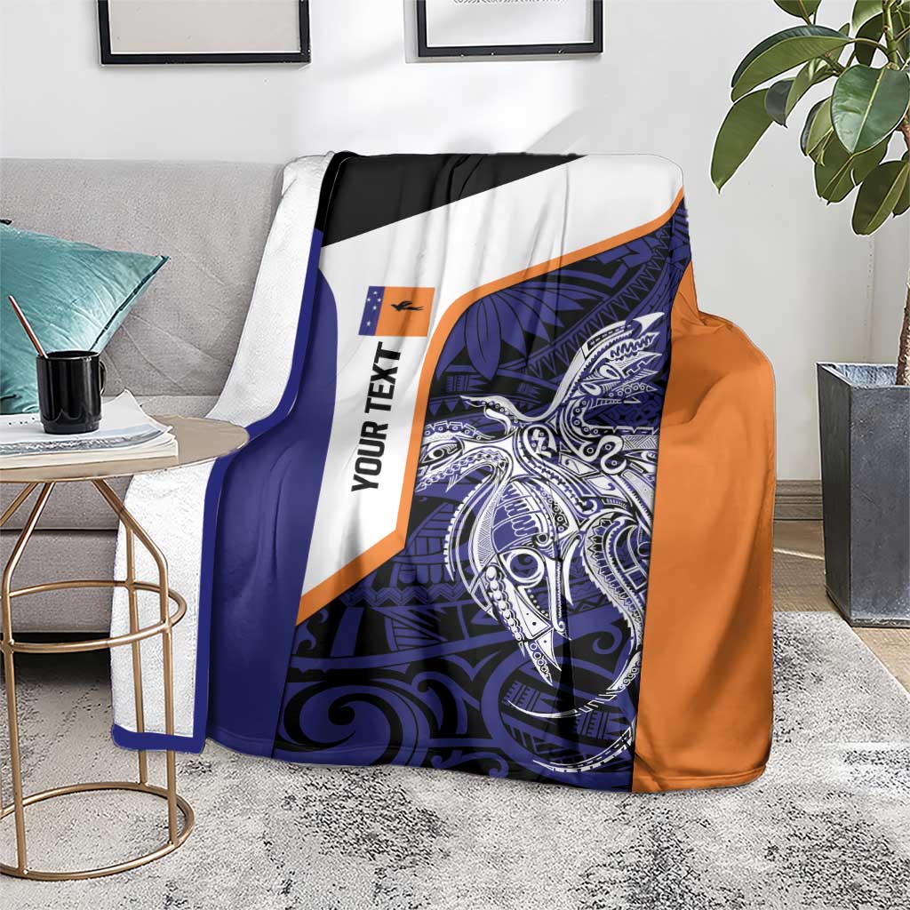 Personalised PNG New Ireland Blanket Bird of Paradise Tattoo Flag Motif - Polynesian Pride