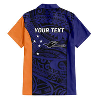Personalised PNG New Ireland Family Matching Puletasi and Hawaiian Shirt Bird of Paradise Tattoo Flag Motif LT9 - Polynesian Pride