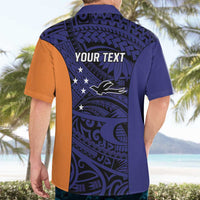 Personalised PNG New Ireland Hawaiian Shirt Bird of Paradise Tattoo Flag Motif LT9 - Polynesian Pride