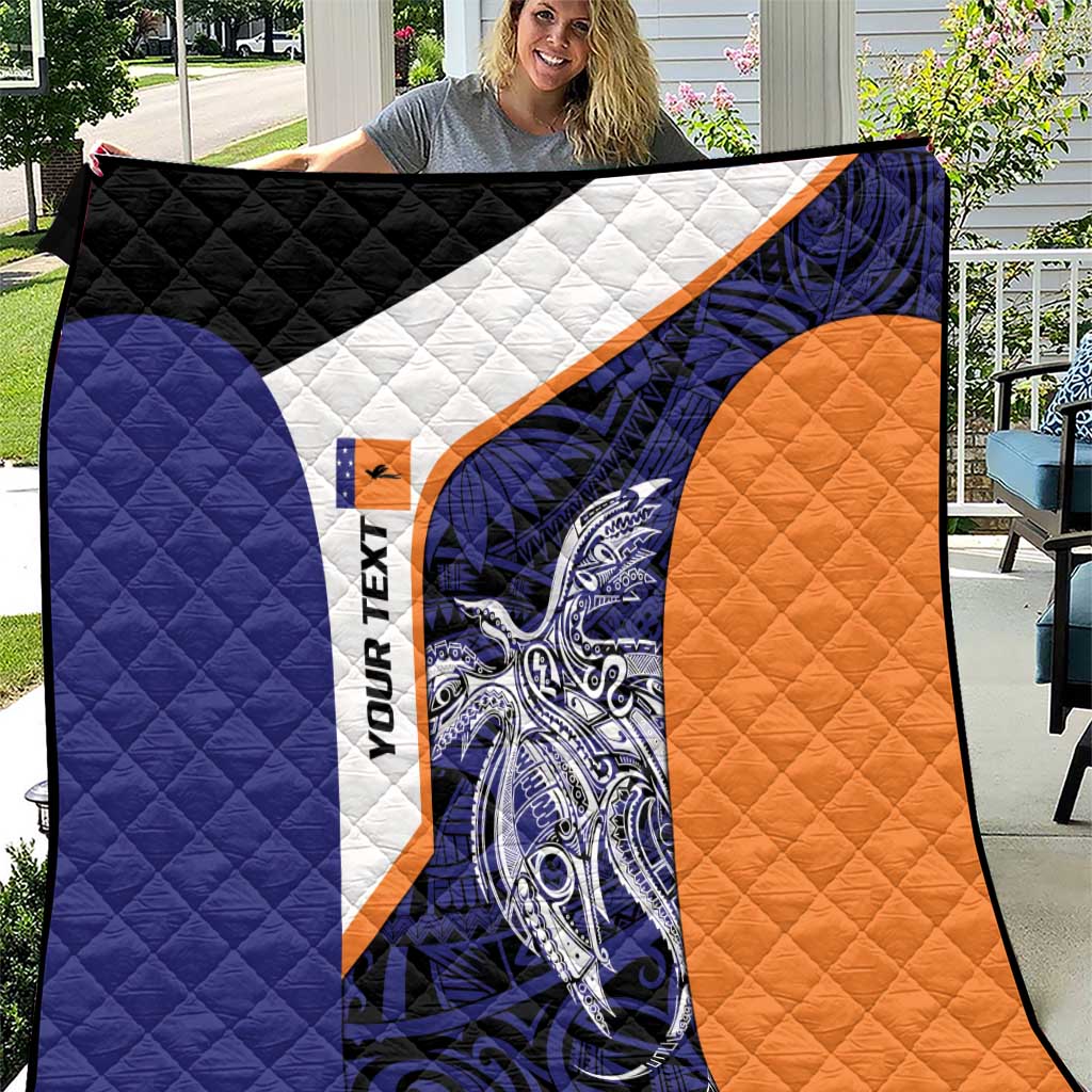 Personalised PNG New Ireland Quilt Bird of Paradise Tattoo Flag Motif - Polynesian Pride