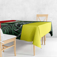 Personalised PNG Oro Province Tablecloth Bird of Paradise Tattoo Flag Motif LT9 - Polynesian Pride