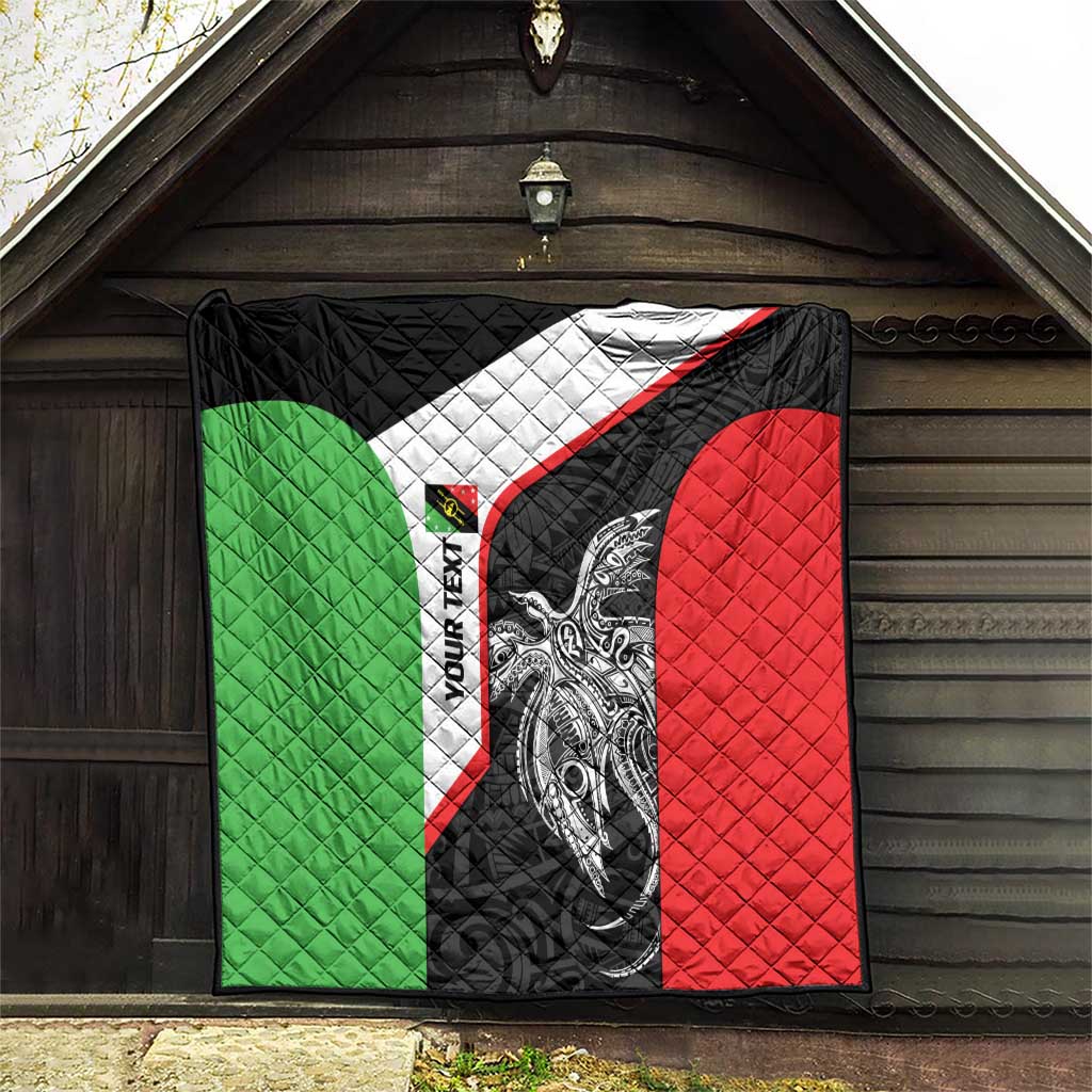 Personalised PNG Southern Highlands Province Quilt Bird of Paradise Tattoo Flag Motif - Polynesian Pride