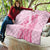 Pacific Girl and Butterfly Cancer Ribbon Personalised Quilt