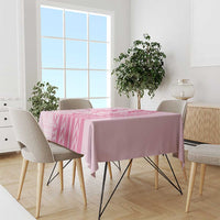 Pacific Girl and Butterfly Cancer Ribbon Personalised Tablecloth LT9 - Polynesian Pride